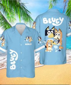 Personalized Bluey Hawaiian Shirt