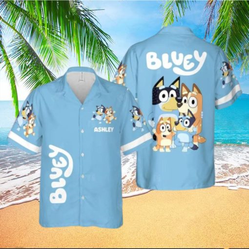 Personalized Bluey Hawaiian Shirt