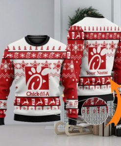 Personalized Chick fil A Ugly Custom Name Ugly Gift Christmas 3D Sweater For Men And Women