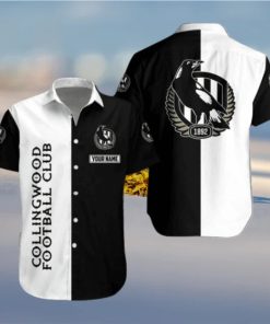 Personalized Collingwood Football Club Mascot Design Hawaiian Shirt