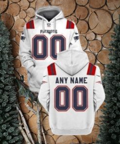 Personalized Custom Name And Number New England Patriots 3D All Over Print Hoodie Zipup Hoodie Sweatshirt Tshirt Football Gift