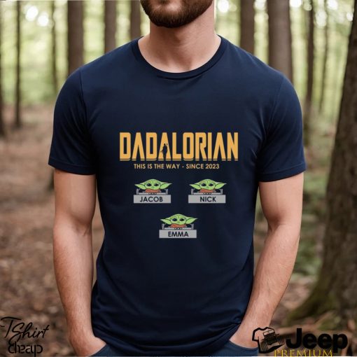 Personalized Dadalorian Apparel Gift For Father Form Son And Daughter On Birthday Chrismas Fathers Day Hoodie Classic