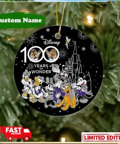 Personalized Disney 100 Years of Wonder Christmas Tree Decorations Ornament