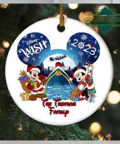 Personalized Disney Disney Cruise Christmas Ornament, Family Cruise Trip Keepsake, Mickey Minnie Ornament