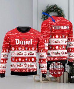 Personalized Duvel Beer Christmas Sweater