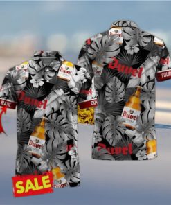 Personalized Duvel Beer Tropical Hawaiian 3D Polo Shirt Beer Love AOP Gift For Mens