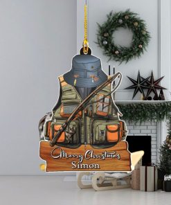 Personalized Fishing Equipment Acrylic Ornament