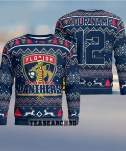 Personalized Florida Panthers NHL Ugly Christmas Sweater