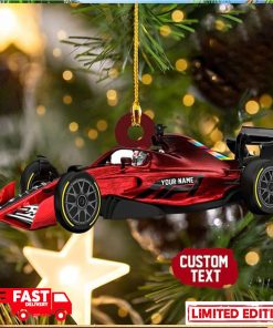 Personalized Formula 1 Car For Fans Christmas Tree Decorations Ornament