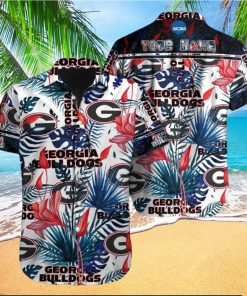 Personalized Georgia Bulldogs Logo Design Hawaiian Shirt