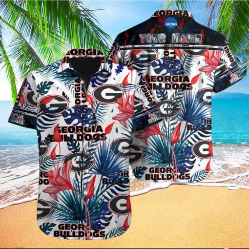 Personalized Georgia Bulldogs Logo Design Hawaiian Shirt