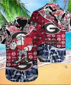 Personalized Georgia Bulldogs Mascot Design Hawaiian Shirt