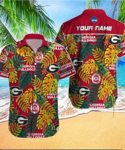 Personalized Georgia Bulldogs NCAA Tree Design Hawaiian Shirt