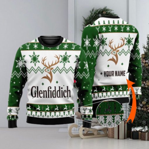 Personalized Glenfiddich Ugly Custom Name Shirt Ugly Gift Christmas 3D Sweater For Men And Women