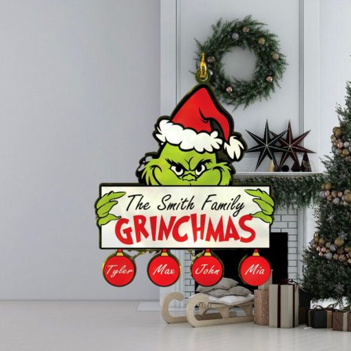 Personalized Grinch Ornament Grinchmas Ornament Grinch