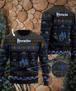 Personalized Harry Potter Ravenclaw Ugly Christmas Sweaters