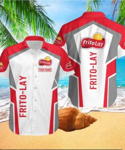 Personalized Hawaiian Shirt Frito Lay Logo White And Red Trending Summer Gift For Men And Women