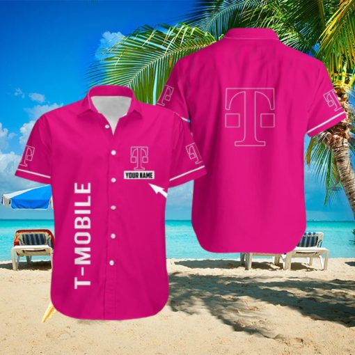 Personalized Hawaiian Shirt T Mobile Pink Trending Summer Gift For Men And Women hawaiian shirt