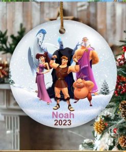 Personalized Hercules Christmas Ornament, Kid 2023 Ornament