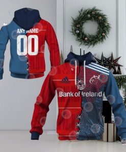 Personalized IRFU Munster Rugby Mix Hoodie