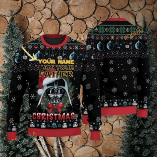 Personalized I’m Your Father D. Vader 3D Family Ugly Christmas Sweater