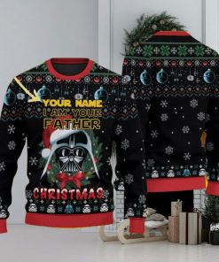Personalized I’m Your Father Darth Vader Ugly Christmas Sweater