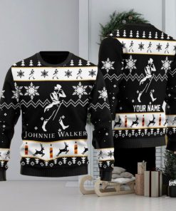 Personalized Johnnie Walker Ugly Christmas Sweater