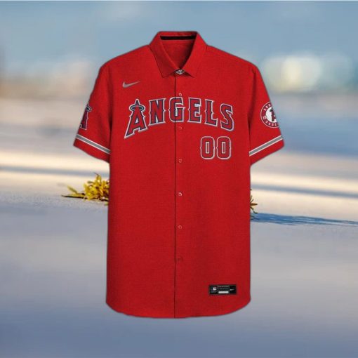 Personalized Los Angeles Angels All Over Print 3d Leobees 3D Awesome Hawaiian Shirt