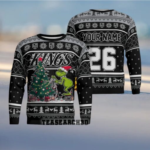 Personalized Los Angeles Kings NHL Ugly Christmas Sweater