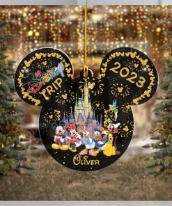 Personalized Magic Kingdom Ornament, First Disney Trip Ornament, Disneyland Trip Ornament, Disney Castle Ornament, Christmas Tree Ornament