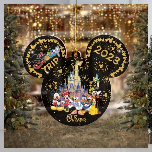 Personalized Magic Kingdom Ornament, First Disney Trip Ornament, Disneyland Trip Ornament, Disney Castle Ornament, Christmas Tree Ornament