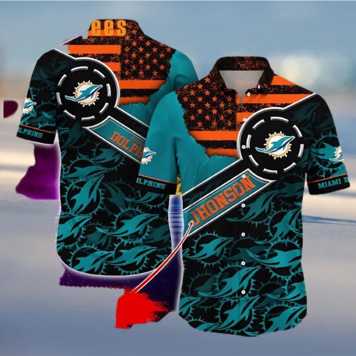 Personalized Miami Dolphins Hawaiian Shirt rem