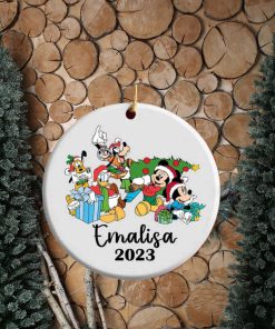 Personalized Mickey & Friends Christmas Ornament