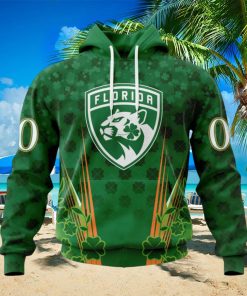 Personalized NHL Florida Panthers Full Green Design For St. Patrick’s Day Hoodie