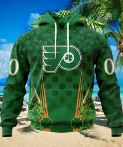 Personalized NHL Philadelphia Flyers Full Green Design For St. Patrick’s Day Hoodie