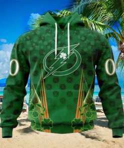 Personalized NHL Tampa Bay Lightning Full Green Design For St. Patrick’s Day Hoodie