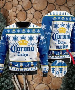 Personalized Name Corona Beer Ugly Christmas Sweater Christmas Gift Ideas