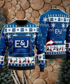 Personalized Name Funny E&J Brandy Ugly Christmas Sweater Christmas Gift Ideas