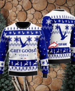 Personalized Name Funny Grey Goose Ugly Christmas Sweater Christmas Gift Ideas