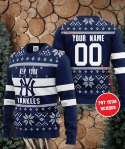 Personalized New York Yankees MLB Ugly Sweater 3D Gift For Men And Women