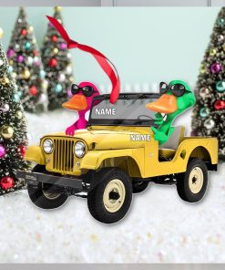 Personalized Ornament Duck Duck Jeep Off Road Vehicle Christmas Ornament