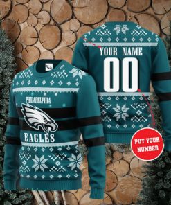 Personalized Philadelphia Eagles NFL Ugly Sweater 3D Gift For Men And Women