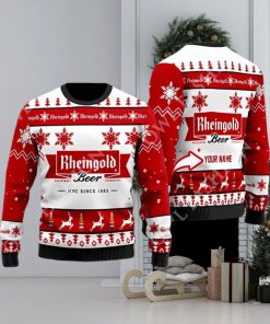 Personalized Rheingold Beer Christmas Sweater Jumper