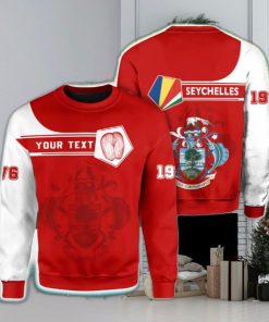 Personalized Seychelles Red 3D Sweater Community Logo Funny Gift For Men And Women Christmas Holiday