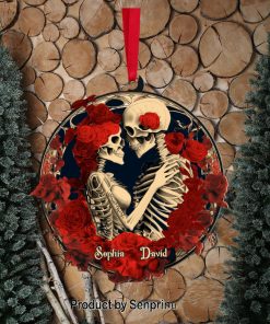Personalized Skeleton Couple Ornament