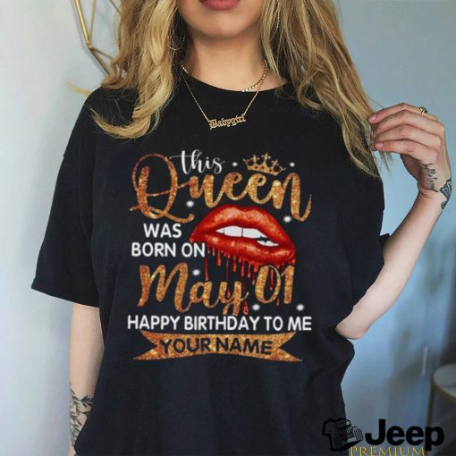 Personalized This Queen Was Born T Shirt