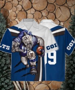 Personalized Unisex Hawaiian Shirt Indianapolis Colts Football Team 3D Apparel For Men Women