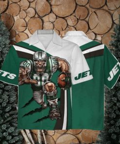 Personalized Unisex Hawaiian Shirt New York Jets Football Team 3D Apparel For Men Women