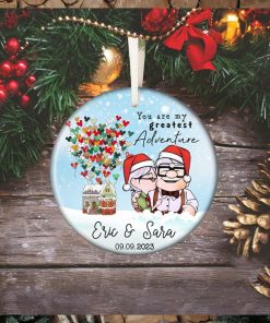 Personalized Up Christmas Ornament