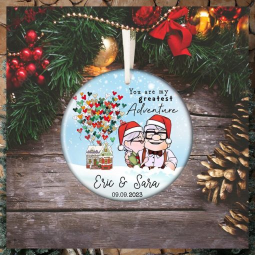 Personalized Up Christmas Ornament